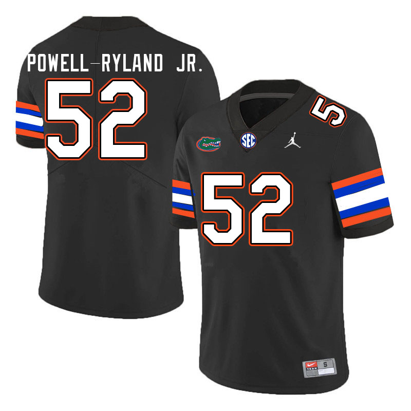 Men #52 Antwaun Powell-Ryland Jr. Florida Gators College Football Jerseys Stitched-Black